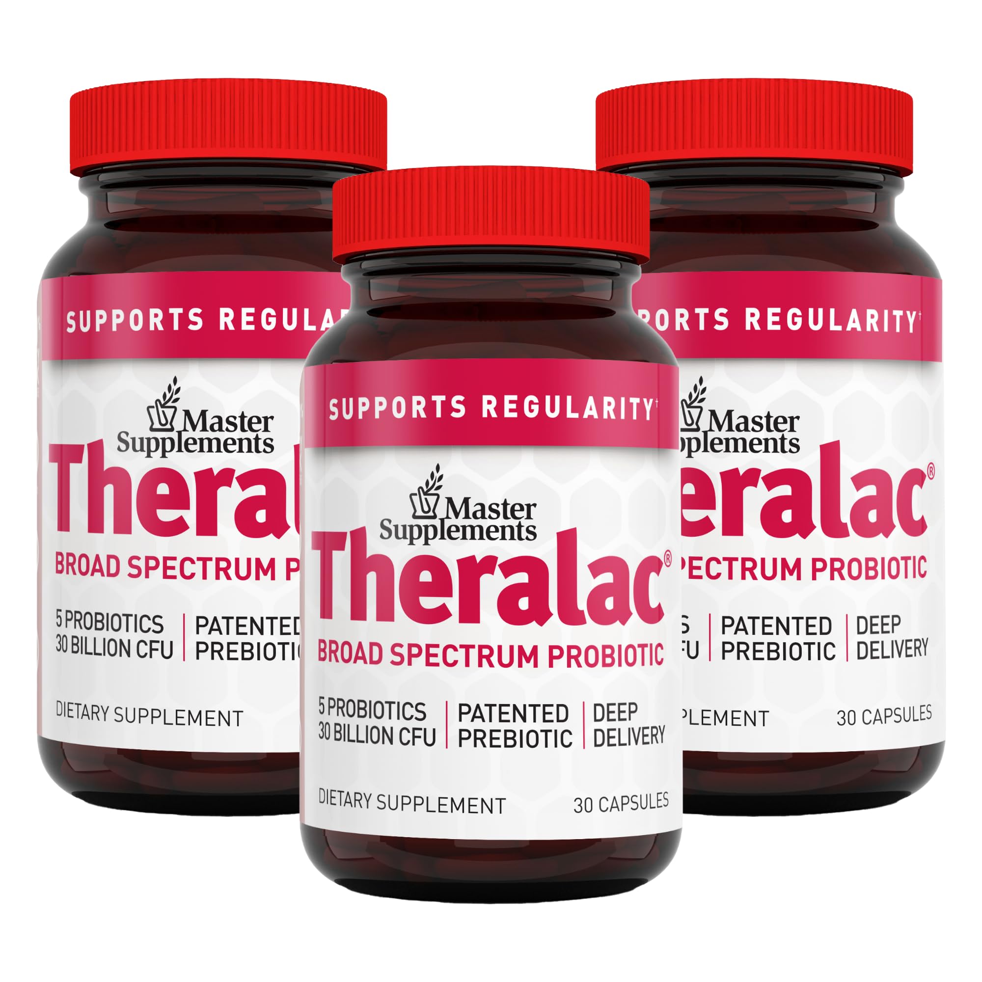THERALAC botella en primer plano para apoyar la salud digestiva