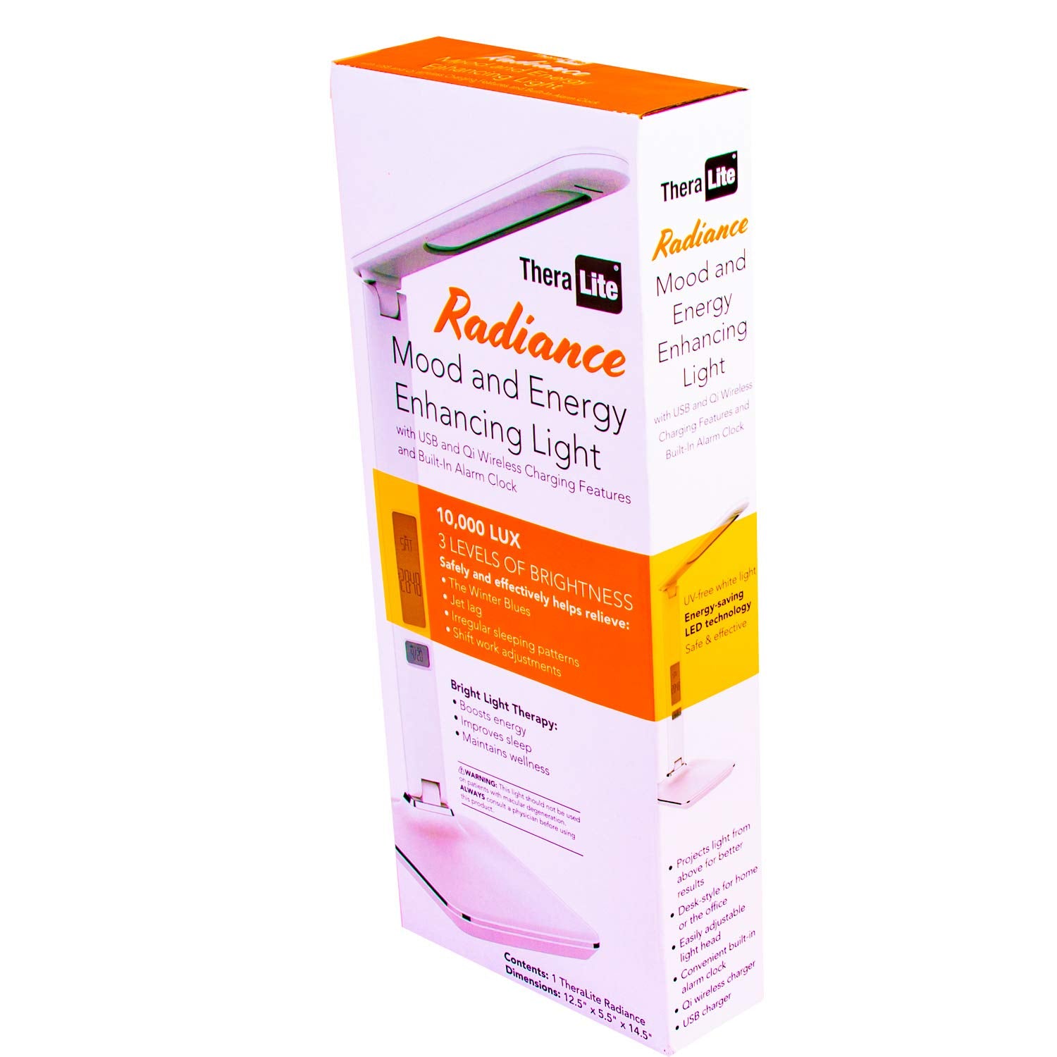 Theralite Carex Radiance, uso diario en casa para iluminación confiable.