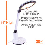 Theralite Halo lampara sin UV para uso seguro diario