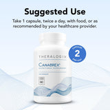 Canabrex Theralogix caja de presentación, envase limpio y certificado NSF.