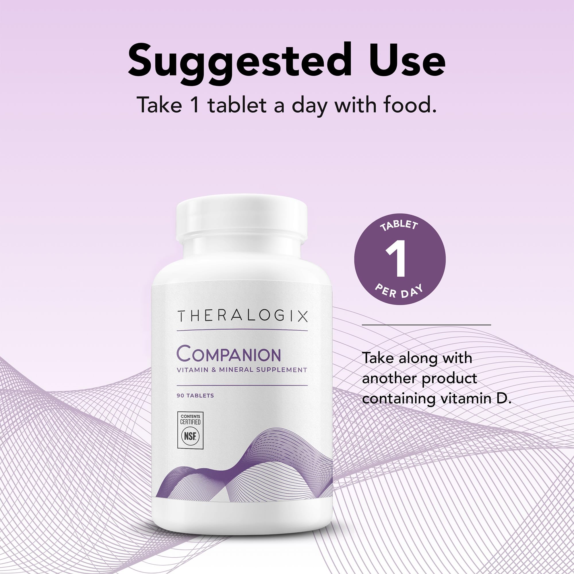 Theralogix Companion, uso diario, apoya energía y bienestar general.