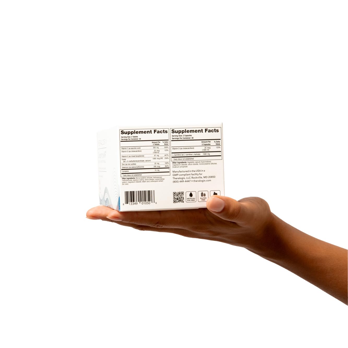 Empaque externo de Theralogix ConceptionXR para almacenamiento.