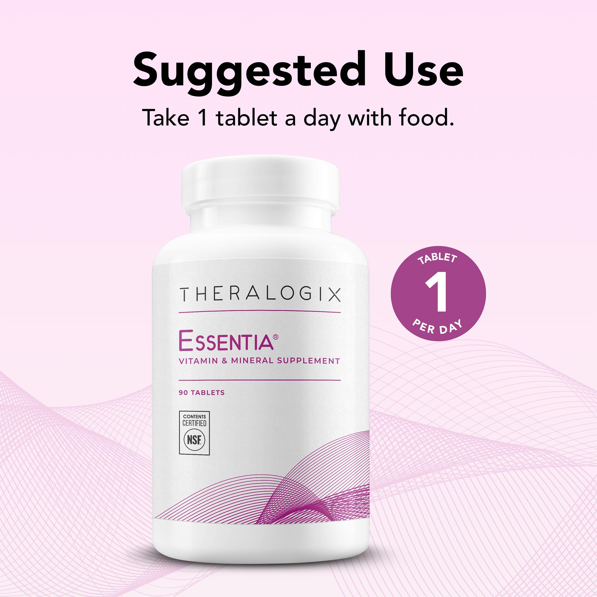 Theralogix Essentia certificado NSF y pureza de ingredientes.
