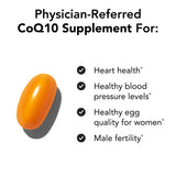 NeoQ10 label graphic with NSF-certified quality indication.