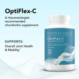 Theralogix OptiFlex-C: etiqueta nutricional clara para entender ingredientes y beneficios.