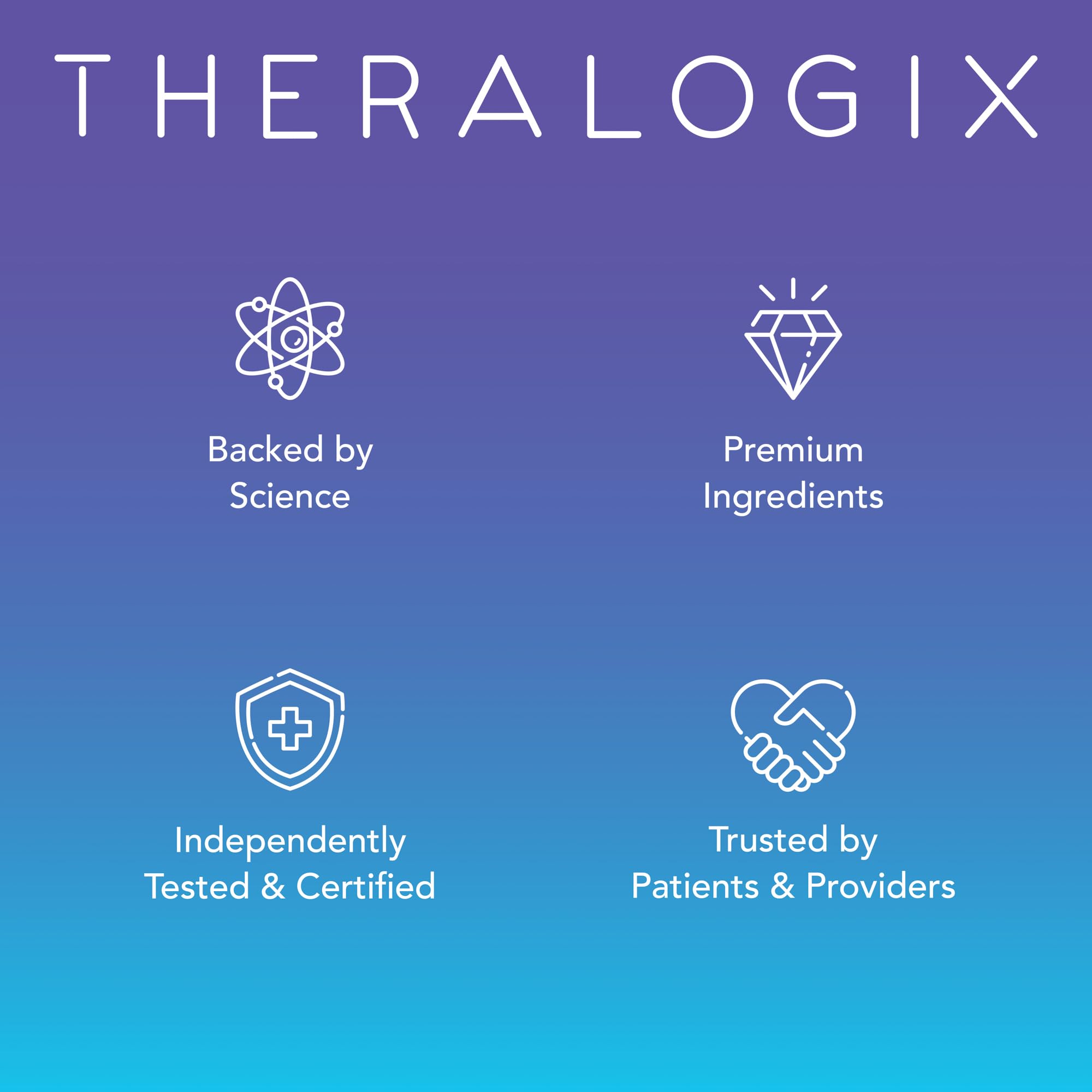 Producto sin gluten de Theralogix Ovasitol Plus, opción vegetariana.