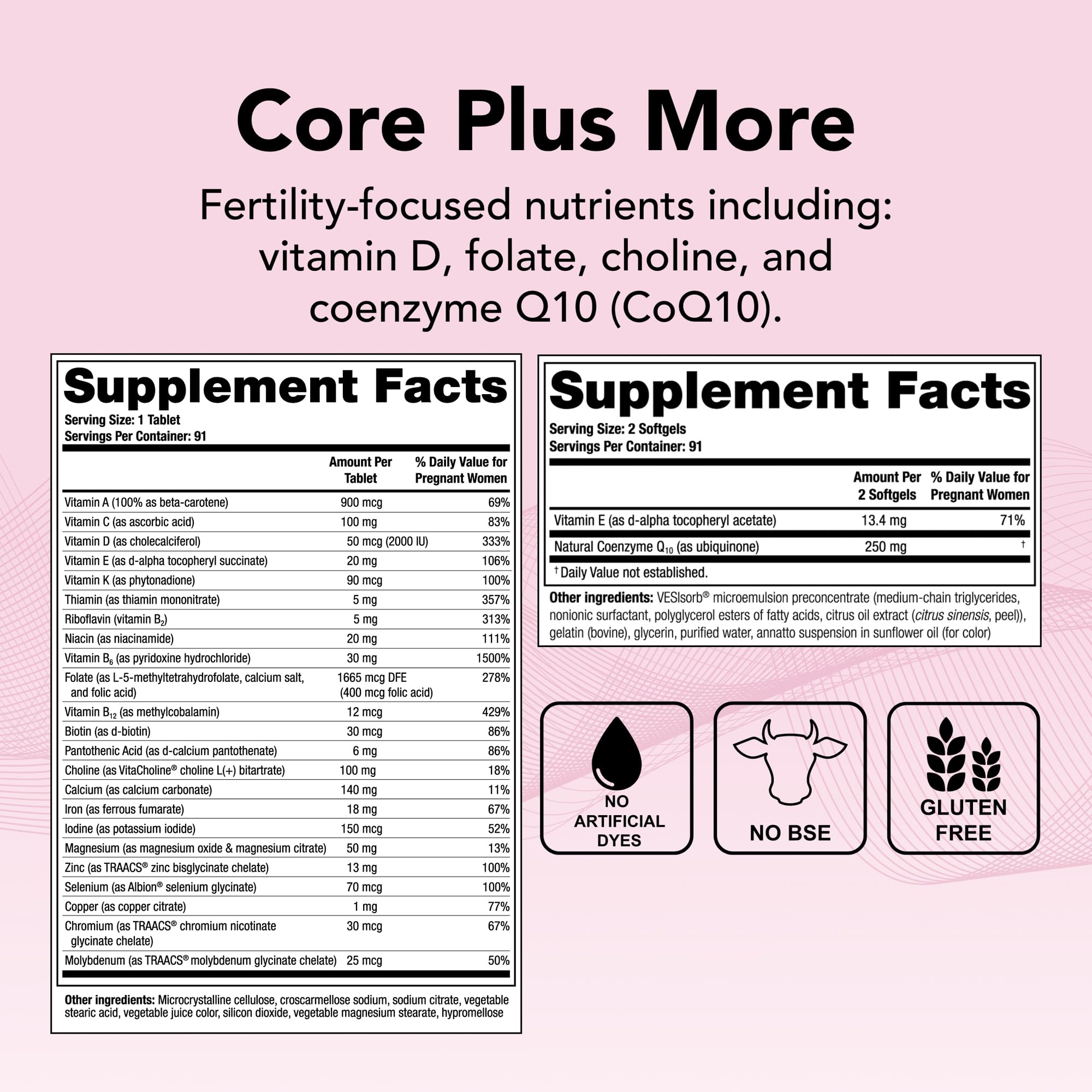 Theralogix OvaVite con CoQ10: nutriente clave para la fertilidad.