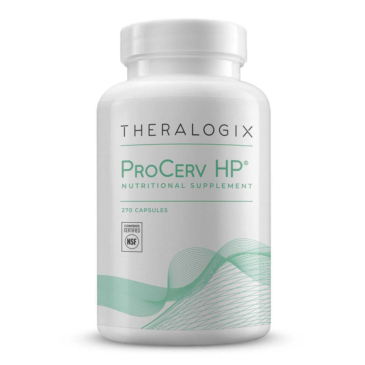 Theralogix ProCerv HP, bote de cápsulas para apoyo diario de la nutrición.