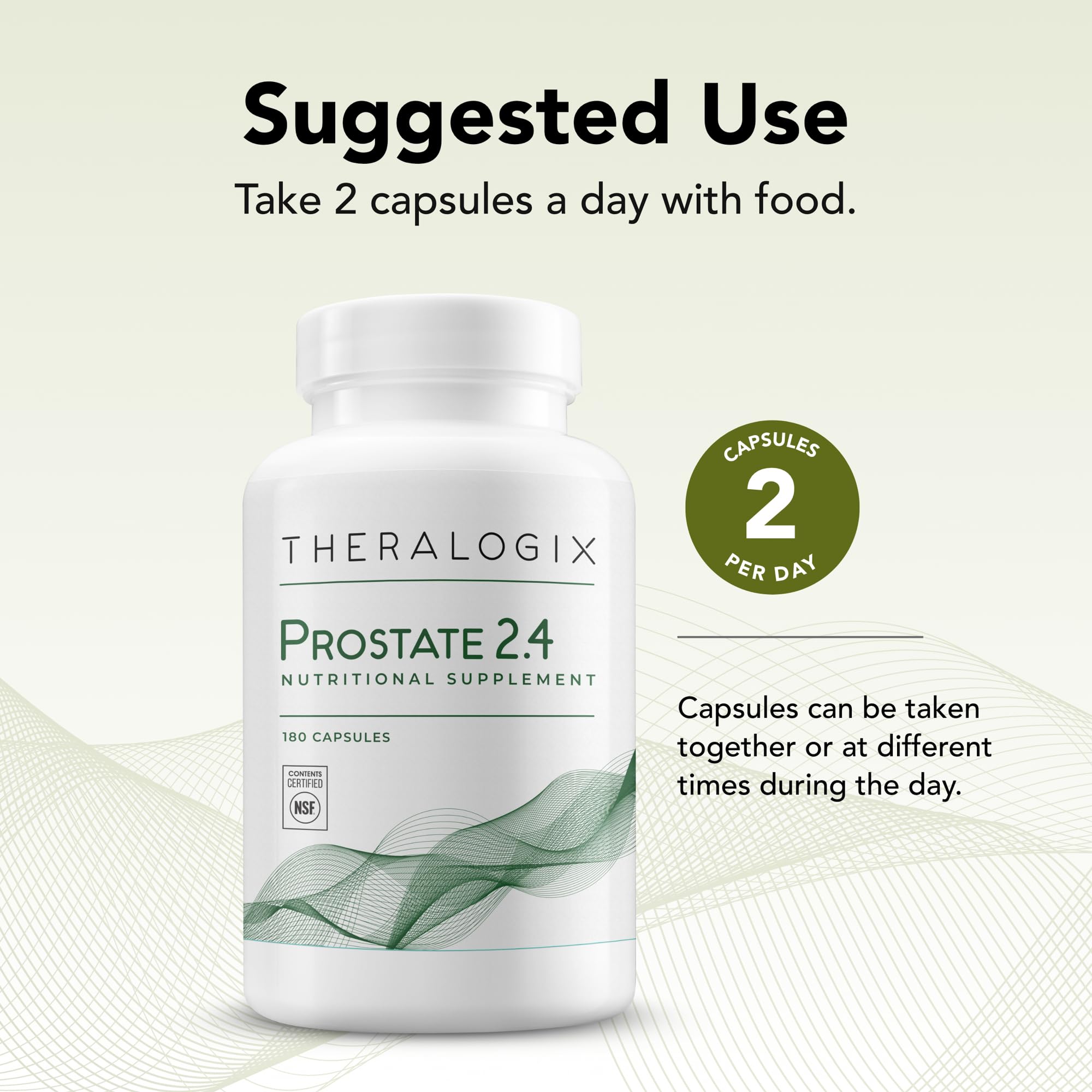 Theralogix Prostate 2.4 vitamina D3 para apoyo nutricional general.