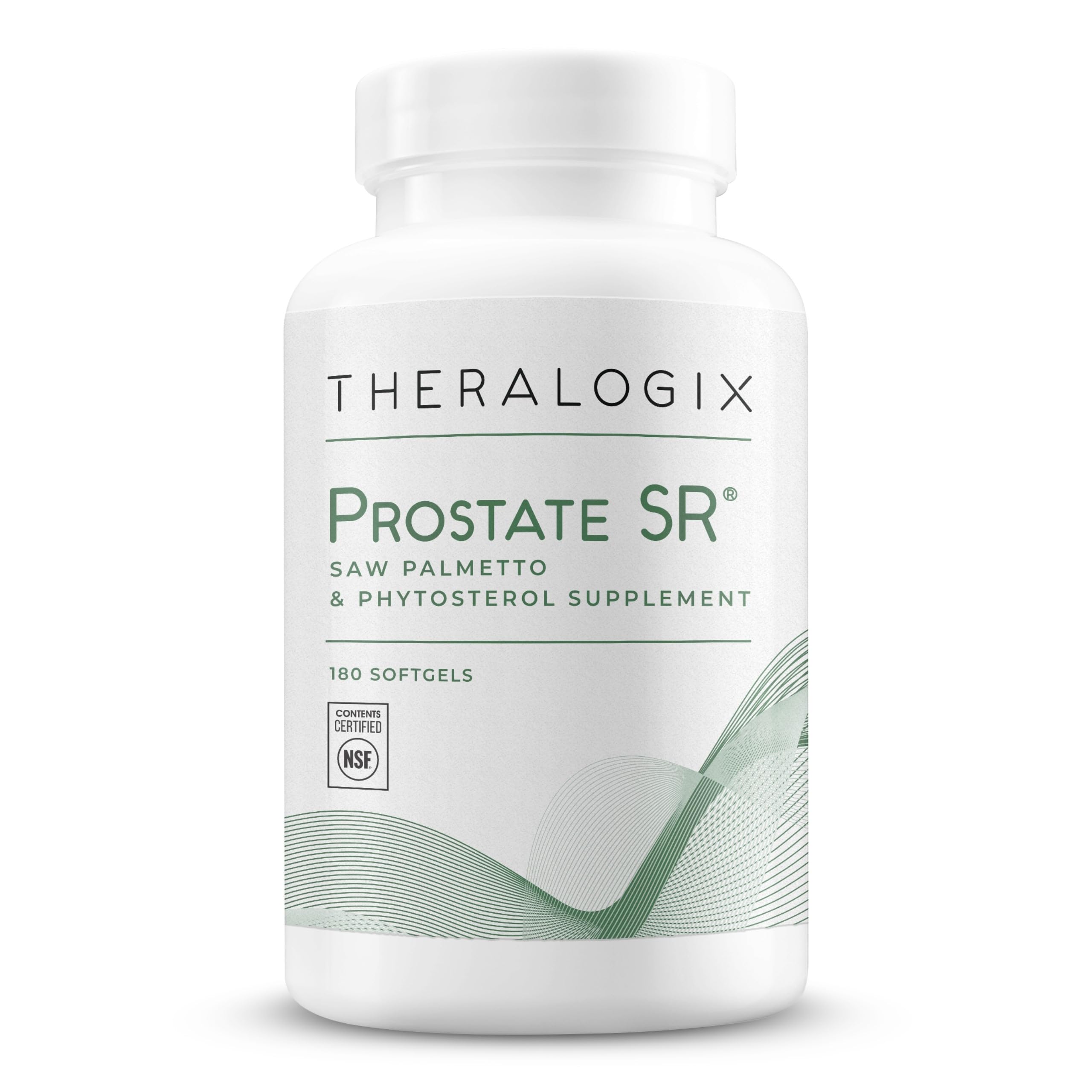 Theralogix Prostate SR cápsulas blandas, posible apoyo a la salud urinaria masculina.