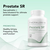 Detalle de etiqueta con beta-sitosterol y esteroles para salud prostática.