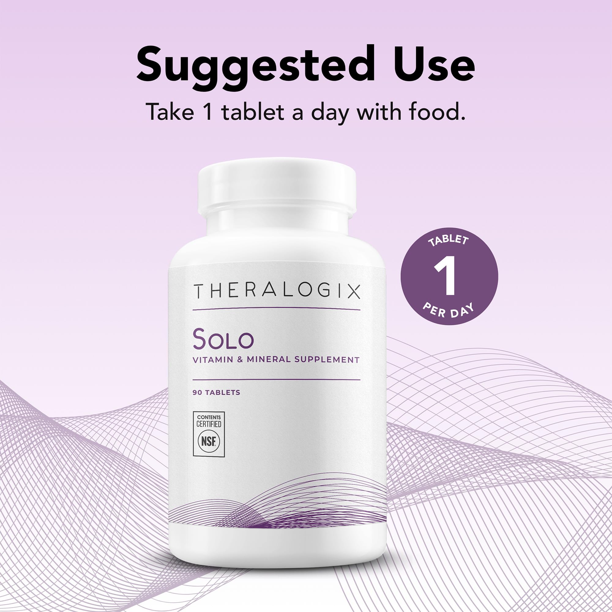 Theralogix Solo Multivitamínico, enfoque en nutrientes clave para la salud general.