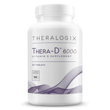 Theralogix Thera-D 6000 UI comprimidos en botella, apoyo diario para huesos