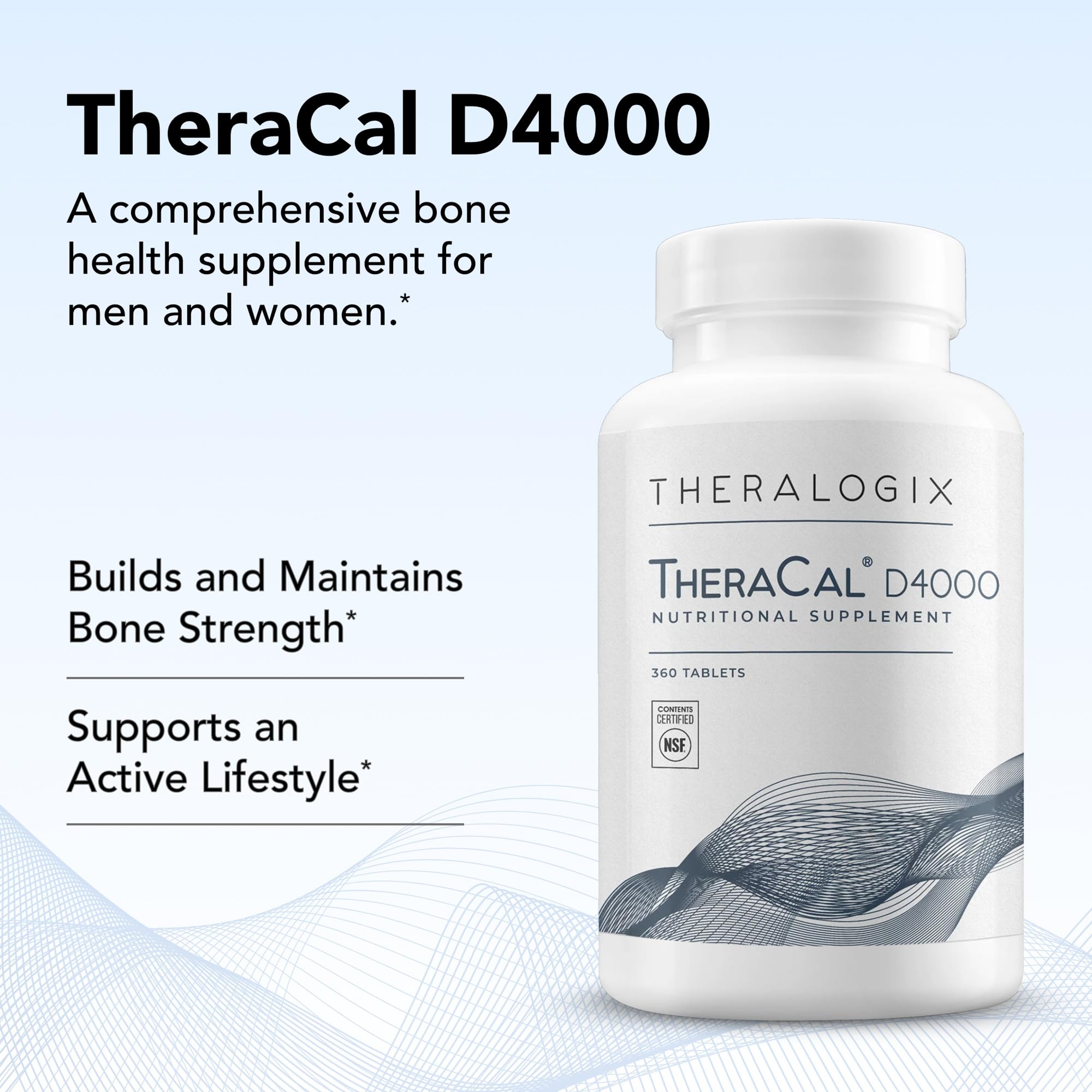 Theralogix TheraCal D4000, uso diario con agua para rutina de bienestar.