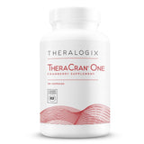Theralogix TheraCran One: cápsulas de arándano en frasco para apoyar la salud urinaria.
