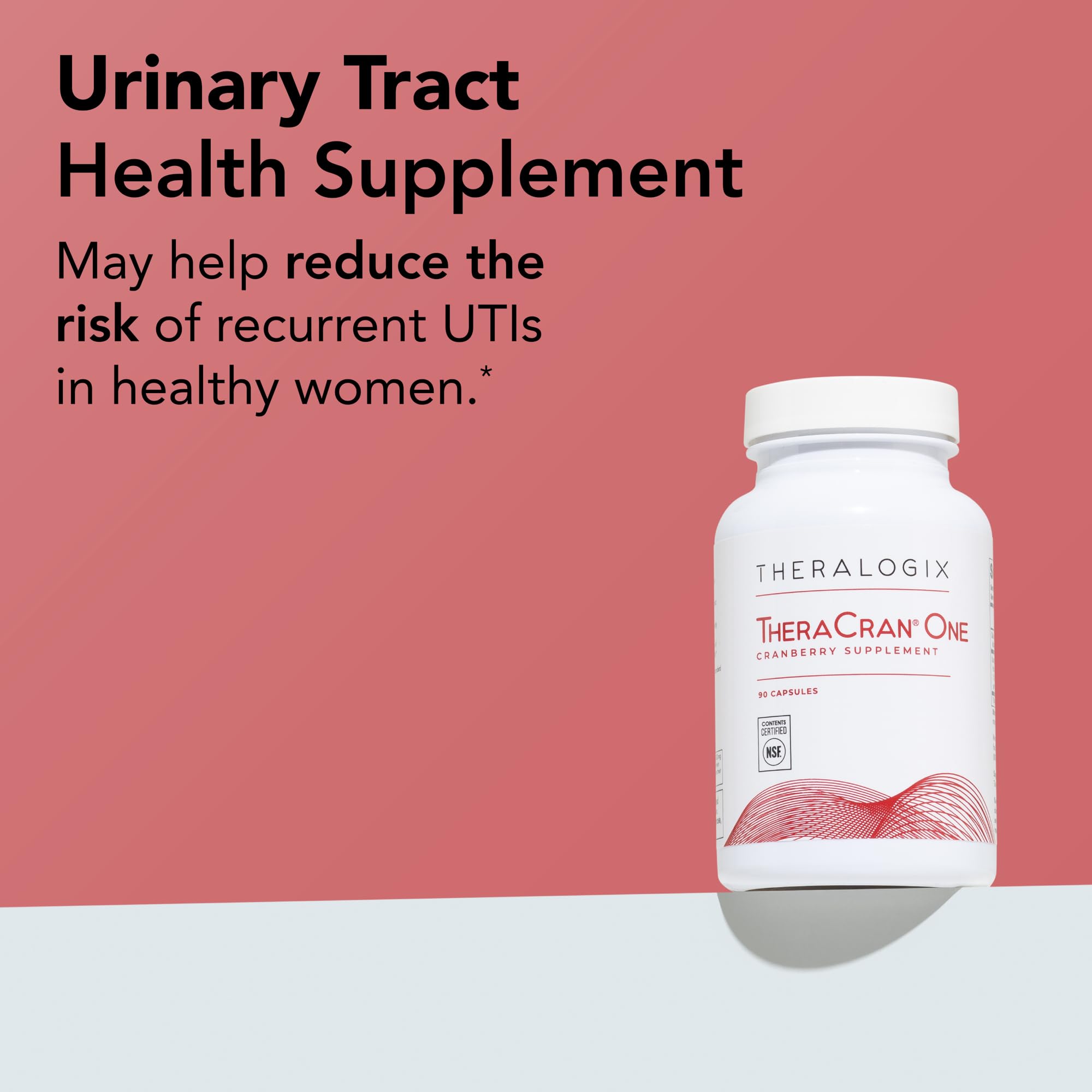 Theralogix TheraCran One: PACs solubles de 36 mg en cada cápsula.