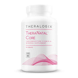 Theralogix TheraNatal Core, botella con cápsulas, apoyo a la salud preconcepcional.