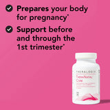 Theralogix TheraNatal Core, etiqueta posterior con información de pureza y certificación.