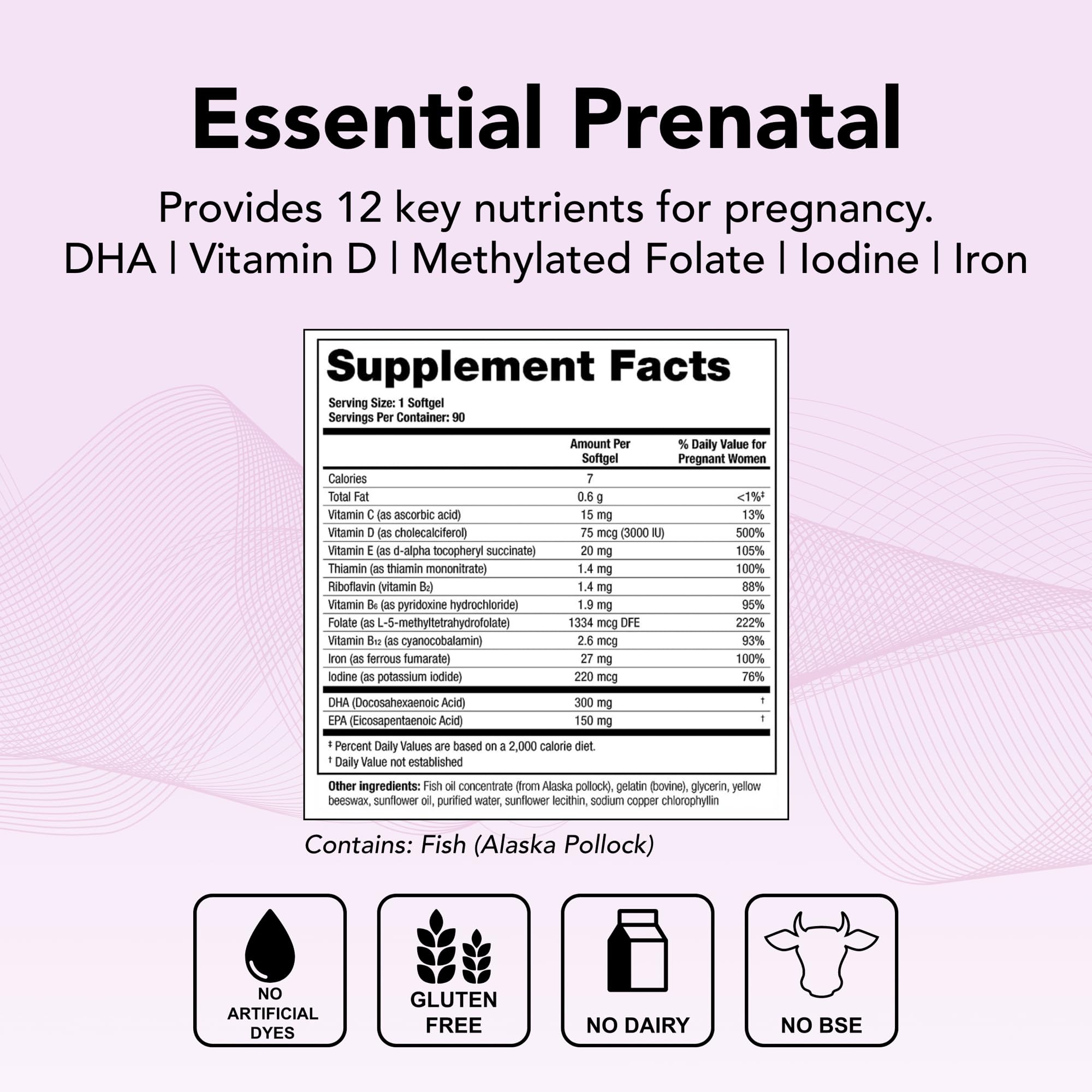 Theralogix TheraNatal One: dha-alaskomega para desarrollo fetal