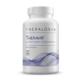 Theravir Theralogix, botella: refuerza la defensa natural con nutrientes clave.