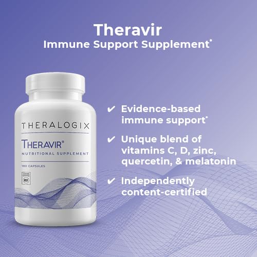Theravir Theralogix, cápsulas visibles: apoyo inmunitario diario para toda la familia.