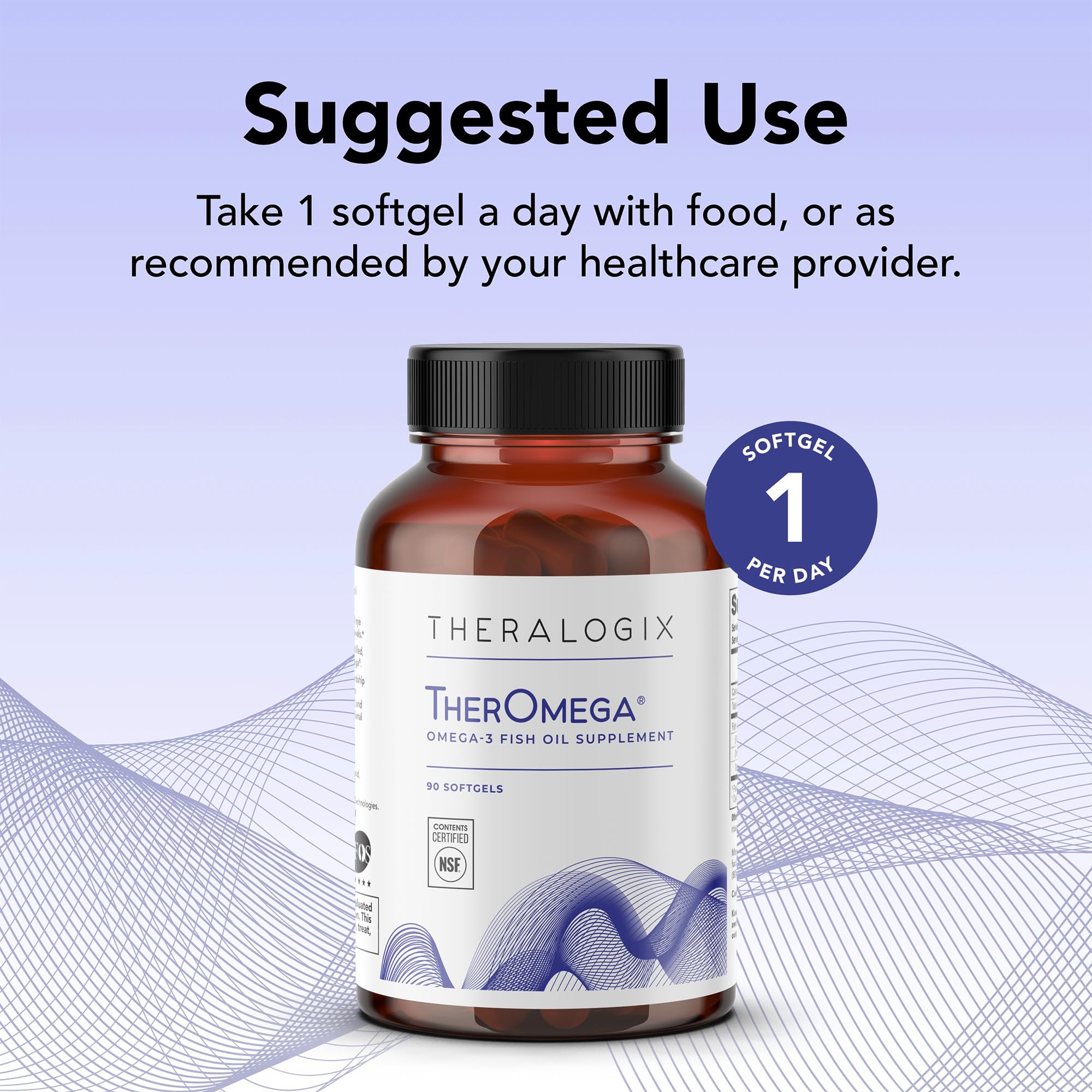 Theralogix TherOmega: pescado salvaje de Alaska, origen sostenible para omega-3