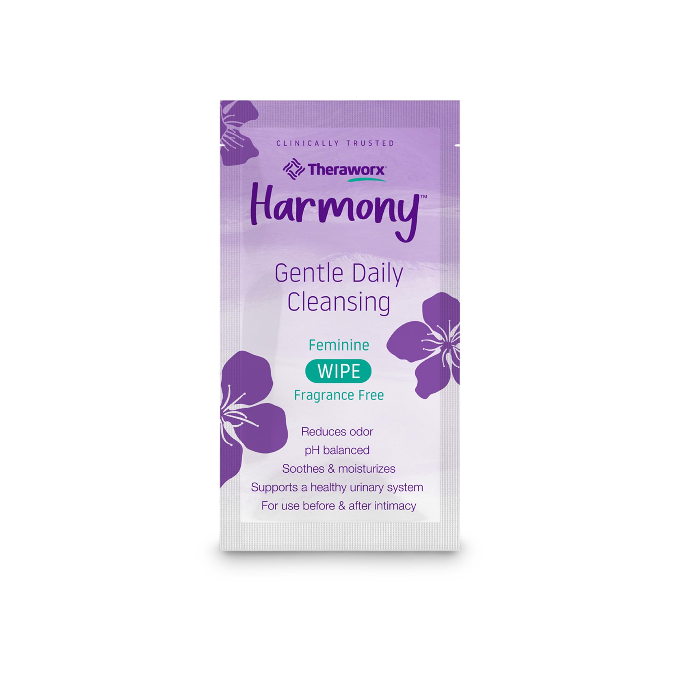 Theraworx Harmony, empaquetadas individualmente, ideales para viajes.