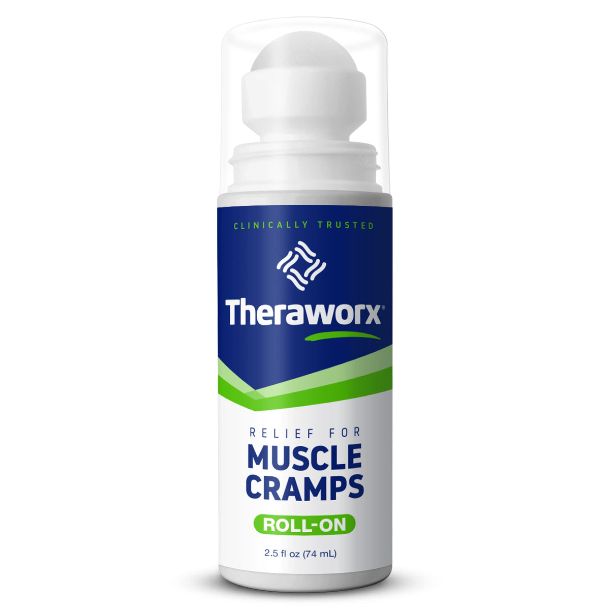 Theraworx Relief roll-on para calambres: alivio potencial en movimiento diario.