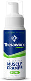 Theraworx Relief espuma para dolor poscalambre facilita la recuperación.