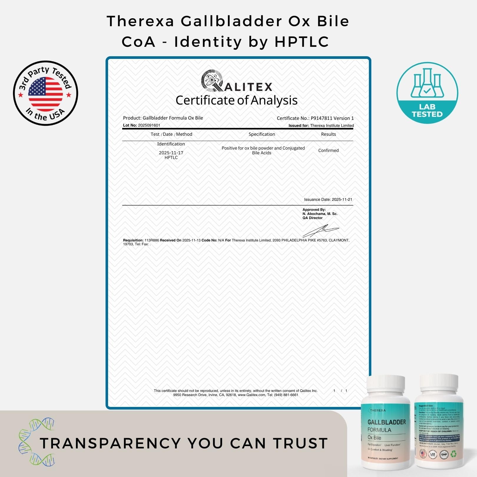 THEREXA Bilis de Buey: envase plano para almacenamiento práctico.