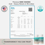 THEREXA NMN envase 60 capsulas para uso diario.