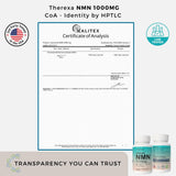 THEREXA NMN etiqueta clara que resalta la formulacion.