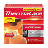 ThermaCare almohadilla de calor para cuello y hombros, alivia rigidez y tensión.