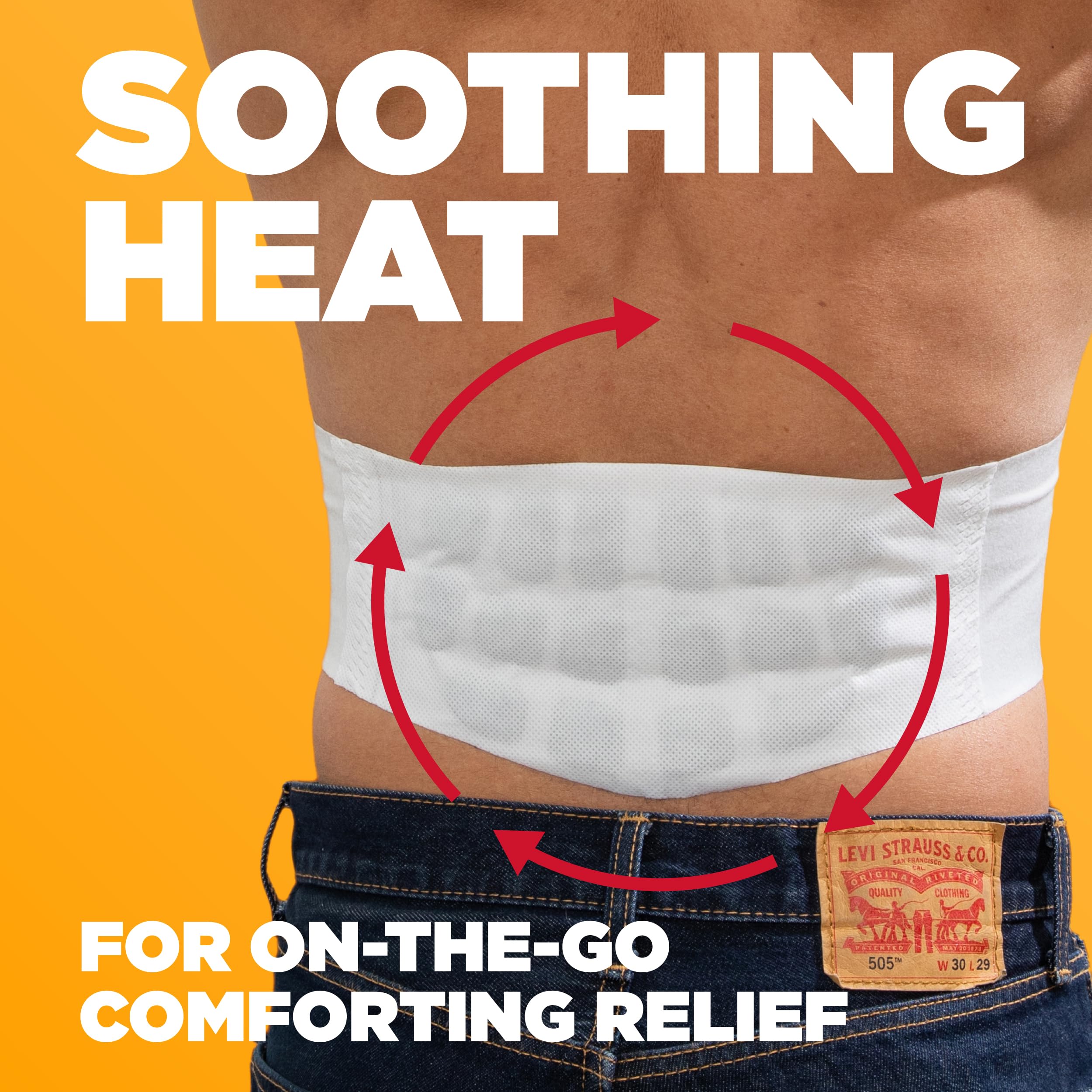 ThermaCare Avanzado calor patentado para circulación y rigidez