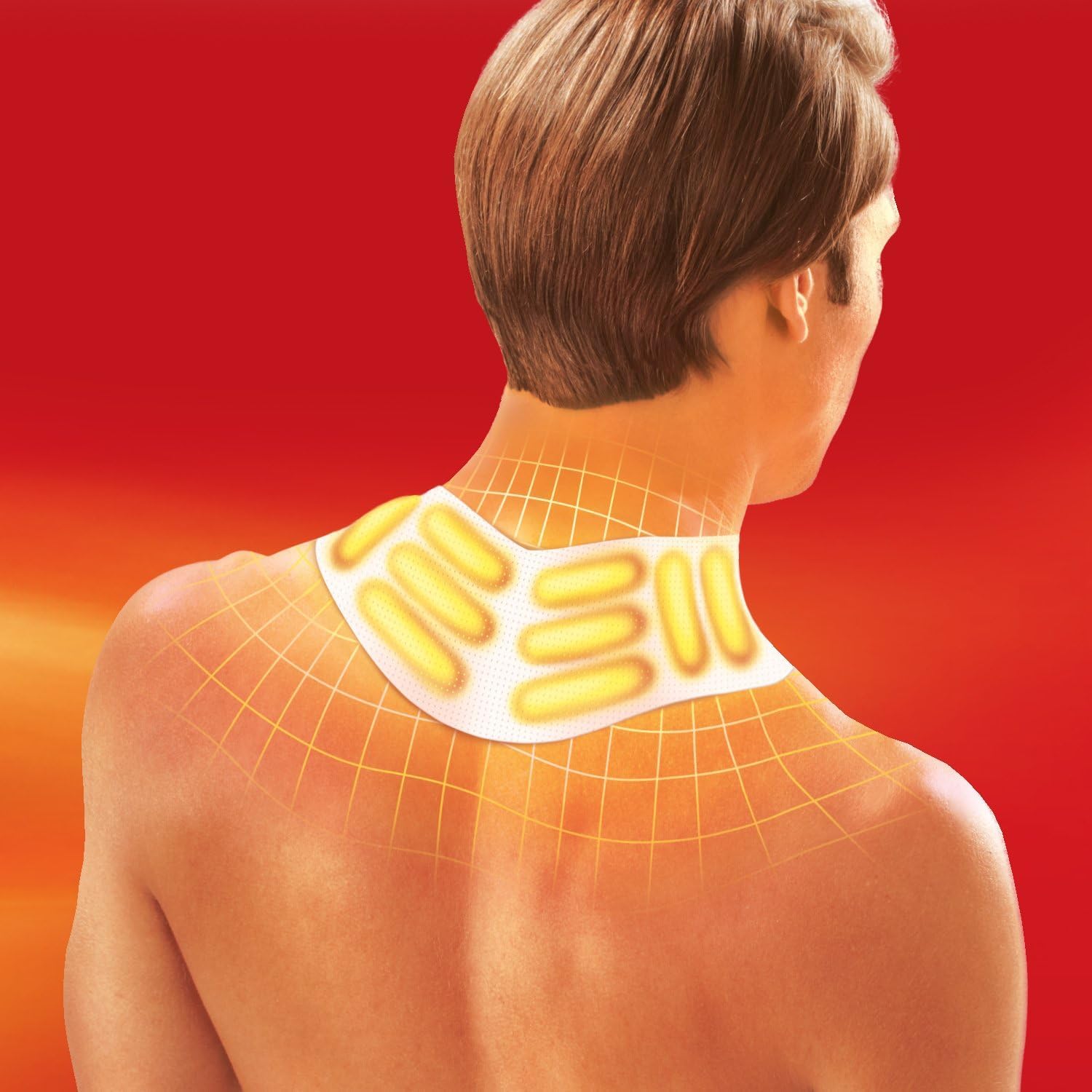 ThermaCare hombro: envoltura de calor que favorece la relajación y movilidad.