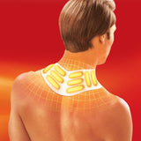 ThermaCare hombro: envoltura de calor que favorece la relajación y movilidad.