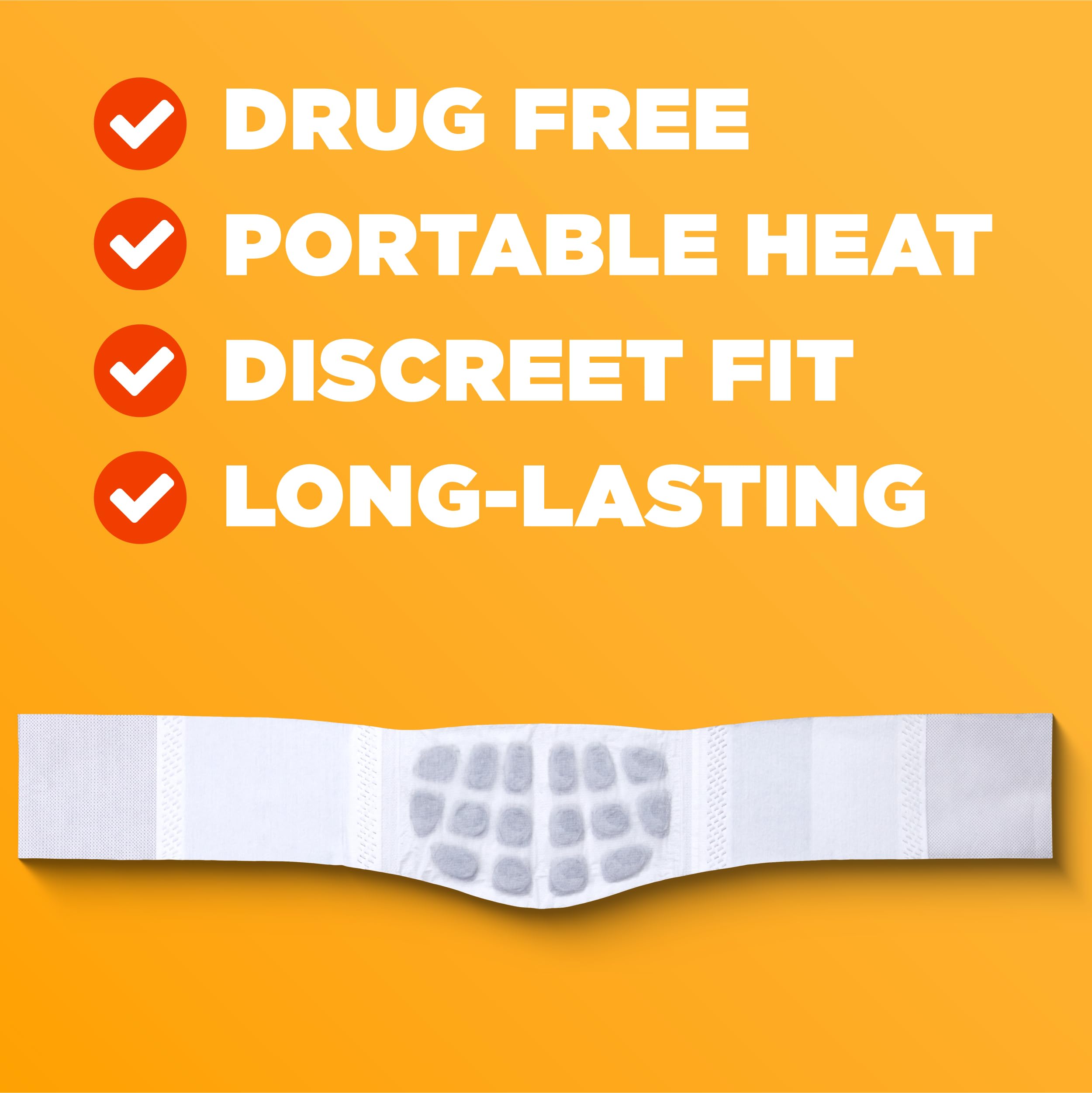 ThermaCare pack de 10, talla L-XL para ajuste personalizado.