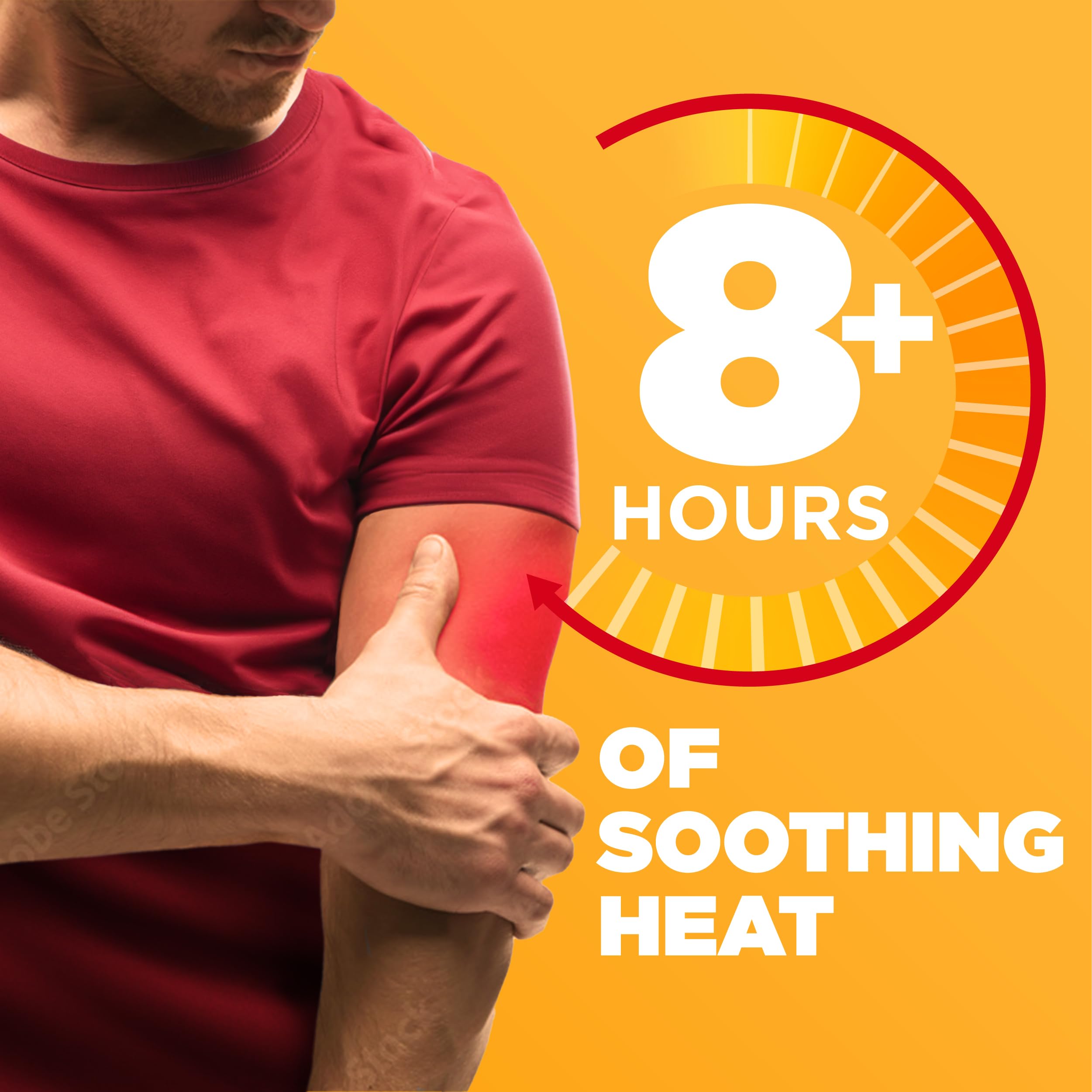ThermaCare uso portátil sin cables, calor cómodo en cualquier lugar.
