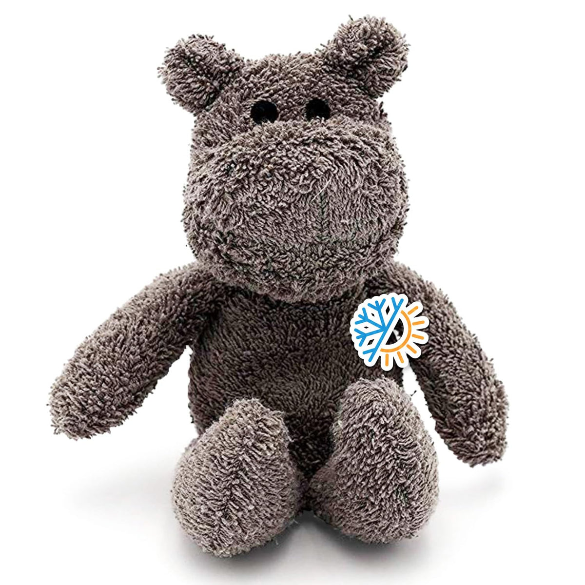 Thermal-Aid Happy The Hippo con forro peluche lavable para confort diario.