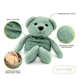 Thermal-Aid Oso Verde perfil como pack frío para alivio refrescante en casa.