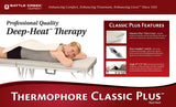 Thermophore Complete Medical Classic Plus Grande, primer plano del producto, calor húmedo para confort en casa