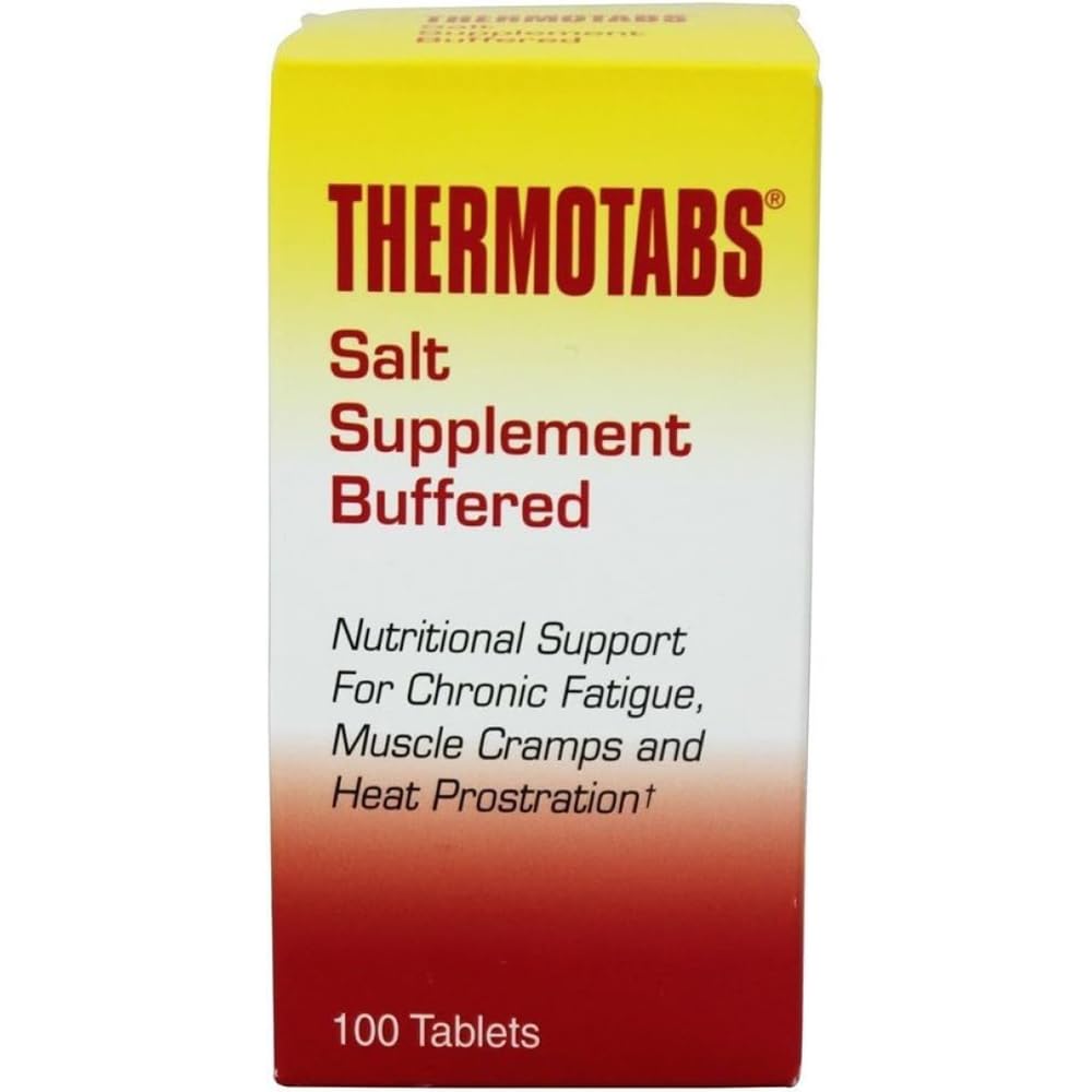 Thermotabs envase de dos unidades, diseño compacto para guardar