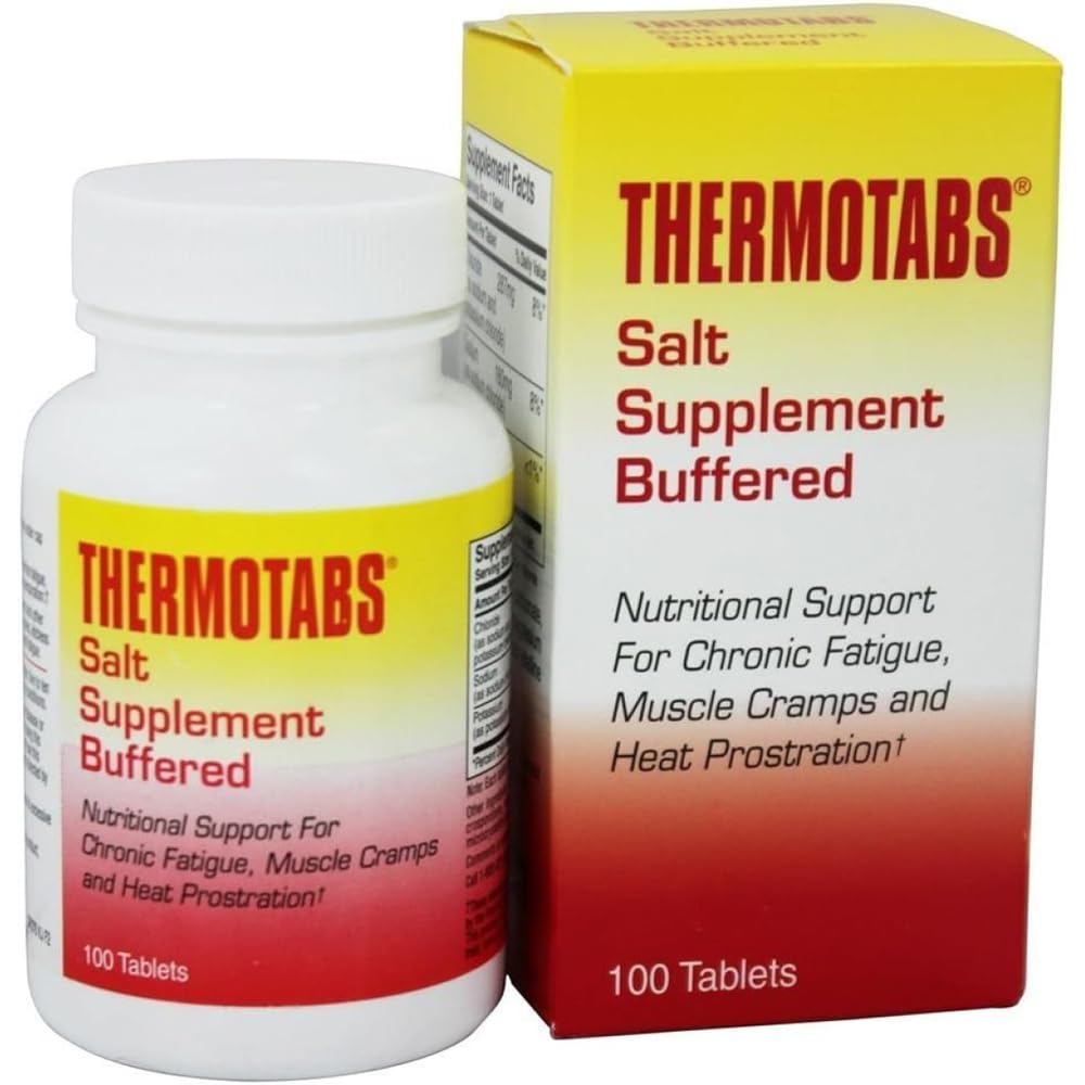 Thermotabs tableta bufferada frente al envase, apoyo diario para el equilibrio electrolítico