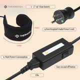 Thermotex cobertura ergonómica para cuello, uso versátil sobre hombros.