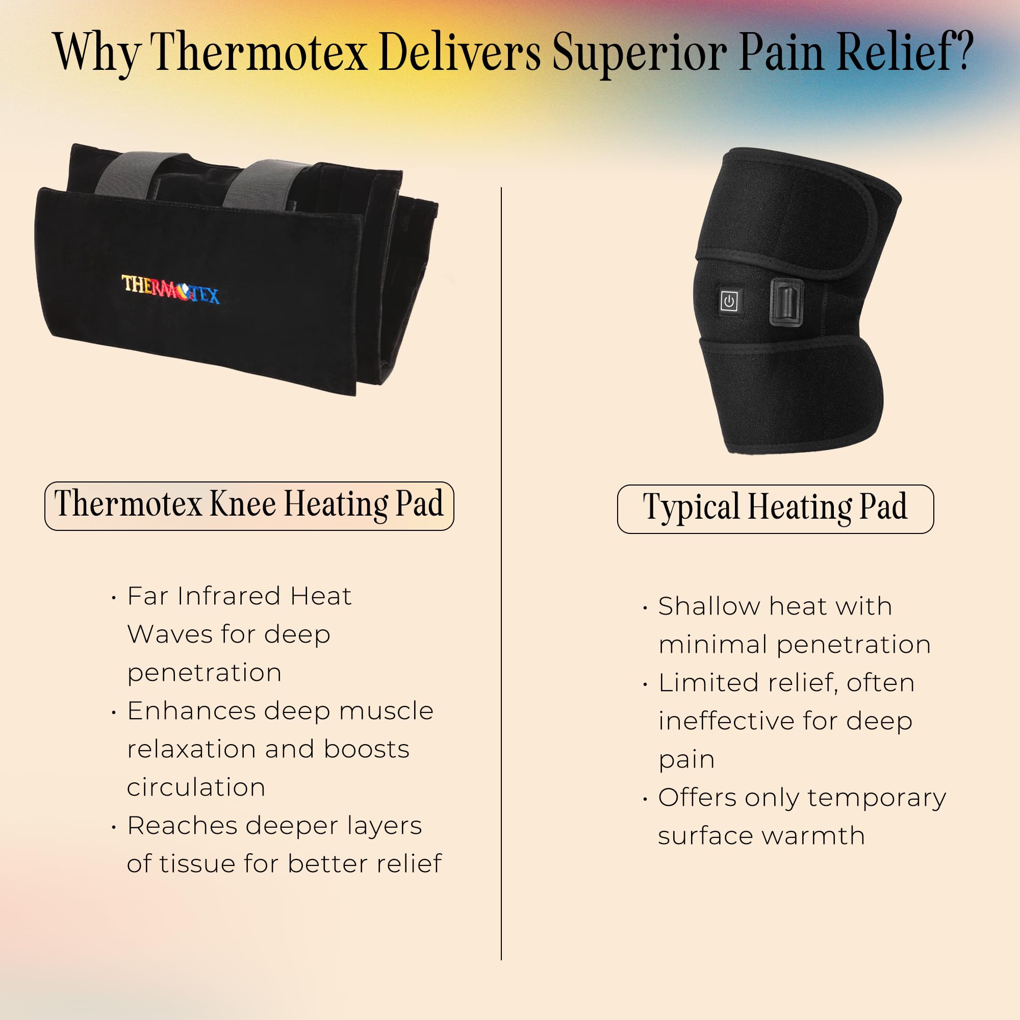 Thermotex pantorrilla con inserciones infrarrojas para recuperación tras ejercicio.