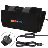 Thermotex rodilla con almohadilla de calor infrarrojo para alivio del dolor y recuperación.