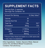 Uso diario con agua y comida usando TheraSuva Omega-3.