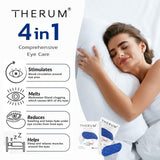Therum antifaz de ojos ofrece relajación y alivio de fatiga visual.