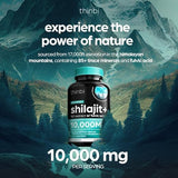 THINBI Shilajit cápsulas en caja, almacenamiento práctico