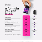 Thinbi sin laxante, fórmula suave para uso diario